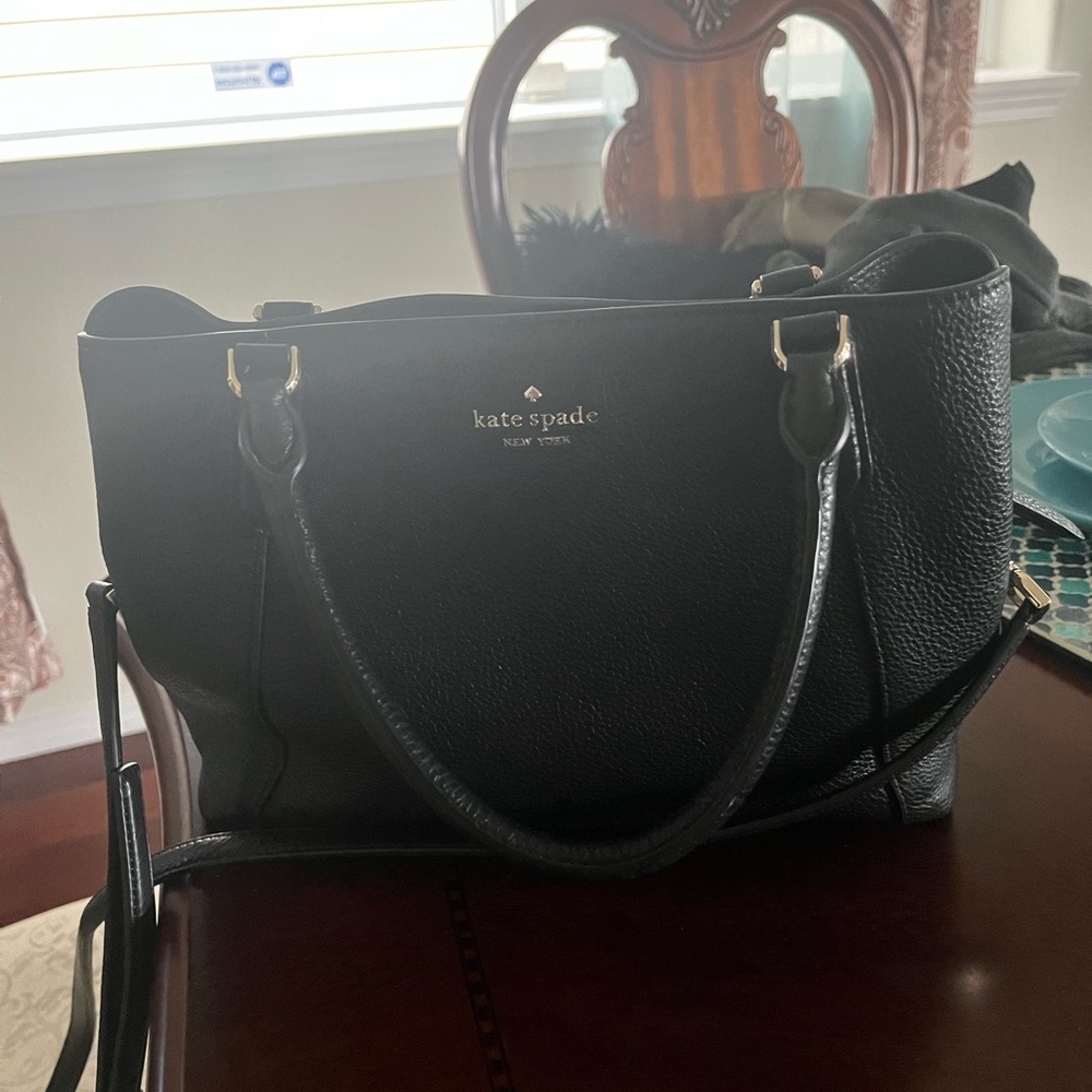 ⭐️⭐️Kate Spade black satchel cross body bag⭐️⭐️